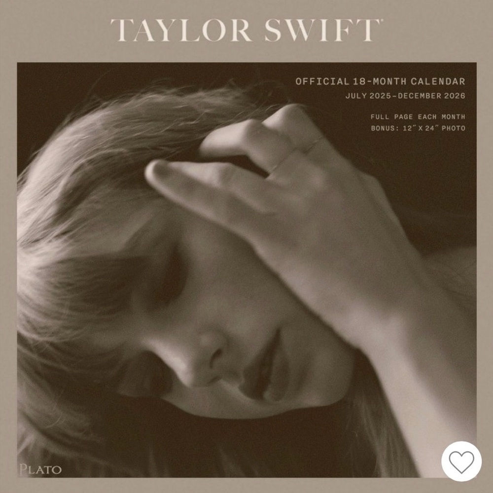 Taylor Swift 18-Month Calendar